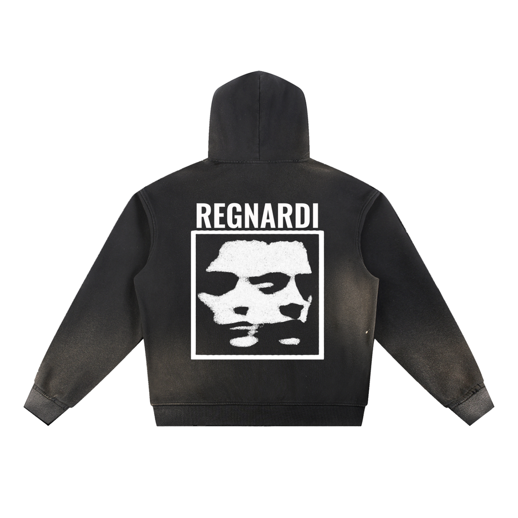 REGNARDI face fade hoodie